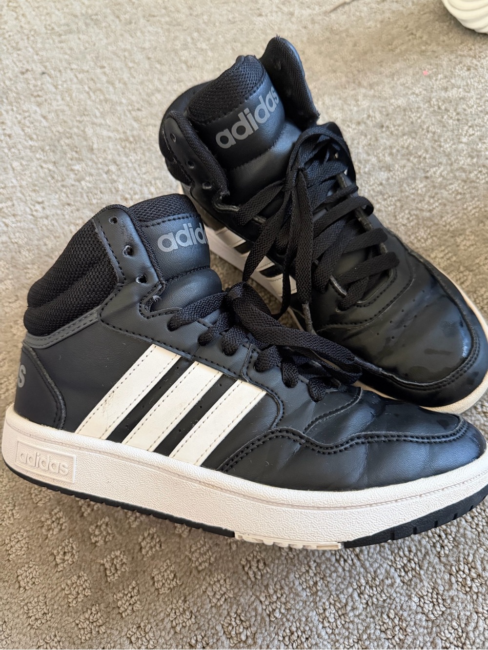 Kids Adidas High Top Sneakers
